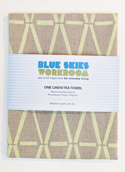 Linen Tea Towel, Hive, various colors