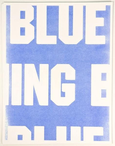 Nothing But Blue Skies Risograph Print 2020 #3