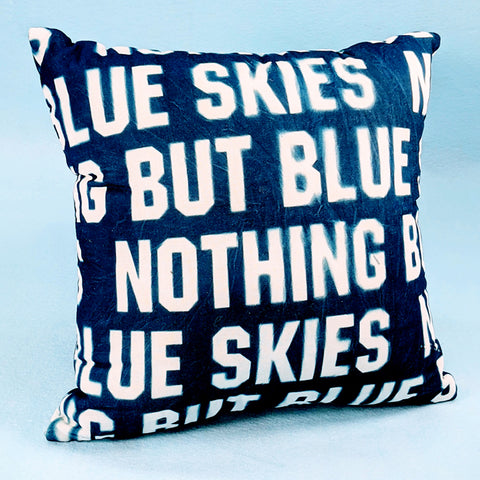 Pillow, Blue Skies Pillow 14.5 inch square #1