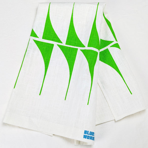 Linen Tea Towel, Green